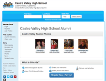 Tablet Screenshot of castrovalleyhighschool.org